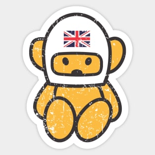 Hesketh Racing Teddy Bear - post Monaco GP Hesketh party worn look Sticker